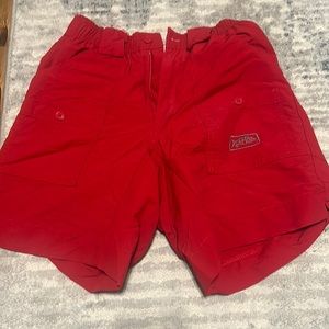 Red AFTCO shorts